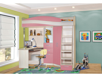 Детская мебель Симба: двухъярусная кровать, кровать-чердак, модульная серия